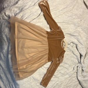 Rose gold/ blush colored Zara dress